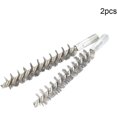thumbnail image 2 of Steel Wire Tube Cleaning Brush, Round Chimney Cleaning Brush, M12 Threaded Interface Cleaning Brush, 18mm Diameter 160mm Length, 2pcs, 2 of 5