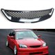 thumbnail image 2 of Glossy Black Front Engine Hood Mesh Grille Bumper Racing Grill for JDM Type R 2001-2003 2DR/4DR /ES, 2 of 5
