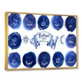 thumbnail image 3 of Designart 'Collection of Astrology Signs On Blue Circles' Modern Framed Canvas Wall Art Print, 3 of 5