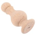 thumbnail image 1 of CHICHUMID Curtain Rod Ends Wood Finials Solid Wood Decorative Home Decor 1Set, 1 of 6