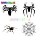 thumbnail image 2 of Pegatina de vinilo para coche, calcomanía de reptil, viuda negra, veneno, araña negra, telaraña, accesorios decorativos para motocicleta, PVC creativo, 2 of 5