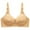 17-Khaki, variant on YWDJ Bras for Women Plus Size Closure in Back Sleep Bras No Wires Comfy Bras Adjustable Straps Half Cup Push up Wrap Lounge Bras Padded Comfortable Bras Comfortable Bras Black XL