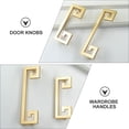 thumbnail image 5 of 4 pcs Unique Door Knobs Zinc Alloy Drawer Sturdy Cabinet Handles, 5 of 8