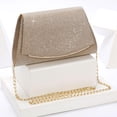 thumbnail image 2 of LinYooLi Women Mini Dazzling Sequins Pleats Evening Bag Party Prom Wedding Clutch Flap Handbag Cross Body Bag, 2 of 6