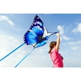 Mint's Colorful Life Butterfly Kite for Kids & Adults, Easy to Fly (Blue)