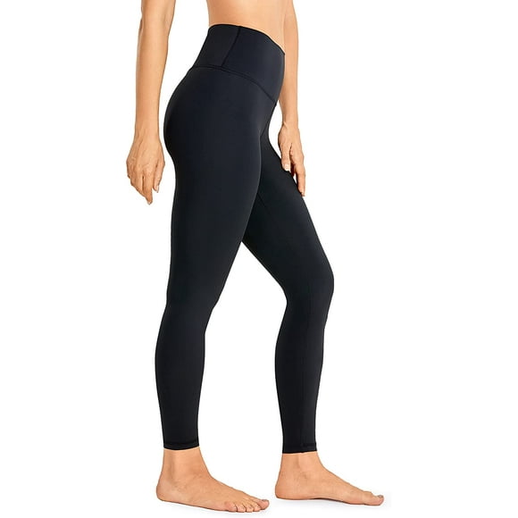 Women's Naked Feeling Yoga Leggings 25 Inches - High Waisted 7/8 Length Workout Pants