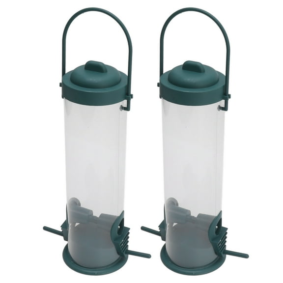 Zaqw Squirrels Proof Wild Bird Tube Feeder (2 Pack)