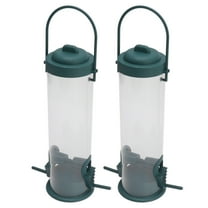 Zaqw Squirrels Proof Wild Bird Tube Feeder (2 Pack)
