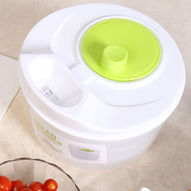 Secador de verduras Ehuebsd tazón giratorio de ensalada de plástico herramientas de colador de cocina