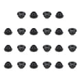 thumbnail image 1 of Grommets de Caucho de Silicona Uxcell, 22 Pcs Agujero de Perforación de 1/4" (6mm), Gasket de Caucho de Sombrero Superior de 3/16" (4mm) para Cableado de Sistema de Riego Cortafuegos, Negro, 1 of 5
