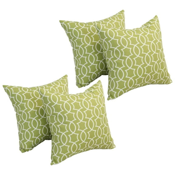17-inch Square Polyester Outdoor Throw Pillows (Set of 4) 9910-S4-OD-192