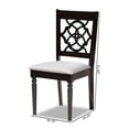 thumbnail image 5 of Baxton Studio Renaud Grey and Brown Finished Wood 2-Piece Dining Chair Set, 5 of 8