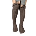 thumbnail image 2 of Chaussettes à Hauteur de Genou pour Femmes Chaussettes à Bas Tricoté, 2 of 4