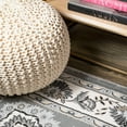 thumbnail image 5 of JONATHAN Y MODERN PERSIAN Cherie French Cottage Runner Rug, 2 x 10, Gray/Cream, 5 of 9