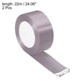 thumbnail image 2 of Unique Bargains 1.5 Inch Wide 24 Yards Satin Ribbon, 2 Pack Double Face Solid Crafts Roll for Party Home DIY Wrapping Decoration, Pink, 2 of 6