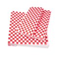thumbnail image 3 of Hojas de papel para delicatessen,Hojas de papel para charcutería cuadradas para envolver pan rojo,Revestimientos para cestas de comida Hamburguesas resistentes,Papel de regalo para, 3 of 8