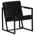 thumbnail image 5 of vidaXL Armchair Accent Single Sofa Chair for Living Room Office Real Leather, 5 of 25