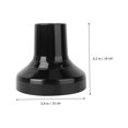 thumbnail image 3 of OUNONA 1Set Black ABS Blower Accessories for Air Diffusion and Even Drying Round Shape Simple Design Salon Use, 3 of 7