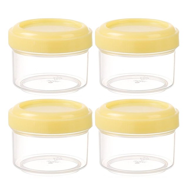 CUITING 4PCS /35ml Glass Meal Prep Containers with Lids Round Glass Soup Bowl with Airtight Lids