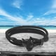 thumbnail image 4 of Pulsera de tortuga / pulsera para mujeres / regalos amantes de la tortuga / peso multicapa ligero Negro, 4 of 6