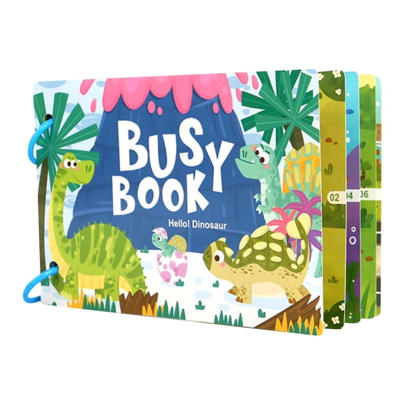 TIELUTT Jouets Livre pour Tout-Petits Activités d'Apprentissage Préscolaire Livres Éducatifs pour Enfants Éducation Capuchon Lumineux et Premiers Livres de Planche Premiers Pas Beige Fondation Autonomisation Éducation Productivité dans l'Éducation Supérieure