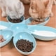 thumbnail image 3 of Comedero Para Gatos Múltiples, Comedero Para Mascotas Para Gatitos Pequeños, Cachorros, Gatos, Platos Para Gatos, Plástico, 6 Pétalos, Alimentador De Comida Para Cachorros,, 3 of 7