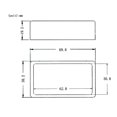 thumbnail image 3 of 2Pcs Electric Guitar Metal Humbucker Pickup Mounting Rings Pickup Ring, 3 of 7