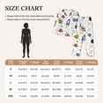 thumbnail image 4 of Pajamas for Women Set - Rocket Planets Comfy Long Sleeve Button Up Pajama Sets for Women 2 Piece, Soft Sleepwear Nightwear Pjs Lounge Sets for Women with Pockets, 4 of 6