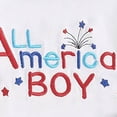 thumbnail image 6 of Toddler Baby 4th of July Outfits 6 12 18 24 Months 2T 3T Letter Print Round Neck Short Sleeve T-Shirts Tops Stars Print Shorts 2Pcs Clothes Set Kaprioy Boys Suit, 6 of 8
