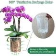 thumbnail image 3 of COSTYLE 5 Pack 6.3 Inch Clear Nursery Pots with Drainage and Saucers, Durable Clear Plant Pots, Seed Starting Pots, 3 of 4