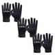 thumbnail image 1 of Guantes tácticos avanzados StrikeGrip 3Pares L Negro 110mm x 220mm Cuero Sintético PVC Nailon y Microfibra., 1 of 3