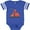 Football Blue and White, variant on Inktastic Little Brothersaurus Boys Baby Bodysuit