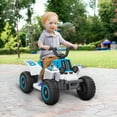 thumbnail image 2 of Qaba VTT Quad 6 V pour Enfants, Voiture Électrique à 4 Roues avec Phares, Blanc, 2 of 10