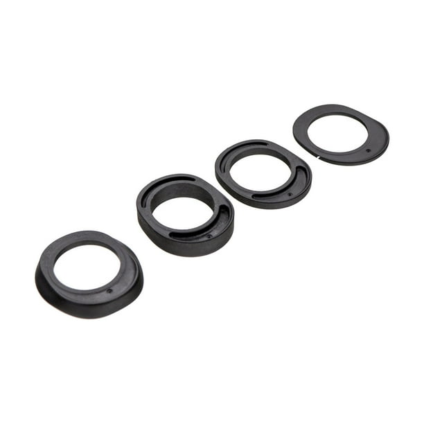 Espaciador de manillar curvo para bicicleta, 4 Uds., accesorios de de auriculares, piezas de arandela profesional B Zulema Espaciador de manillar