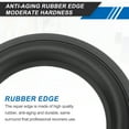 thumbnail image 4 of Uxcell 12 Inch Rubber Speaker Edge Surround Rings 292x220mm(IDxOD) Perforated Subwoofer Rings Replacement Parts for Speaker Repair or DIY, Black, 4 of 6