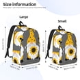 thumbnail image 4 of Balery Bee Kind Vintage Canvas Backpack for Men and Women - Large Capacity, Durable Travel Laptop Bag for School, Work, Hiking, and Outdoor Activities, 4 of 7