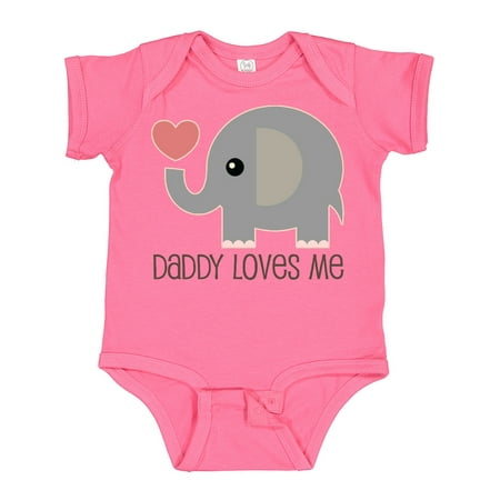 

Inktastic Daddy Loves Me Gift Baby Boy or Baby Girl Bodysuit