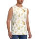 thumbnail image 2 of Balery Gold Christmas Tree Camisetas sin mangas para hombre, absorbe la humedad y protege contra el mal olor.-Small, 2 of 7