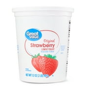 Great Value Original Strawberry Lowfat Yogurt, 32 oz