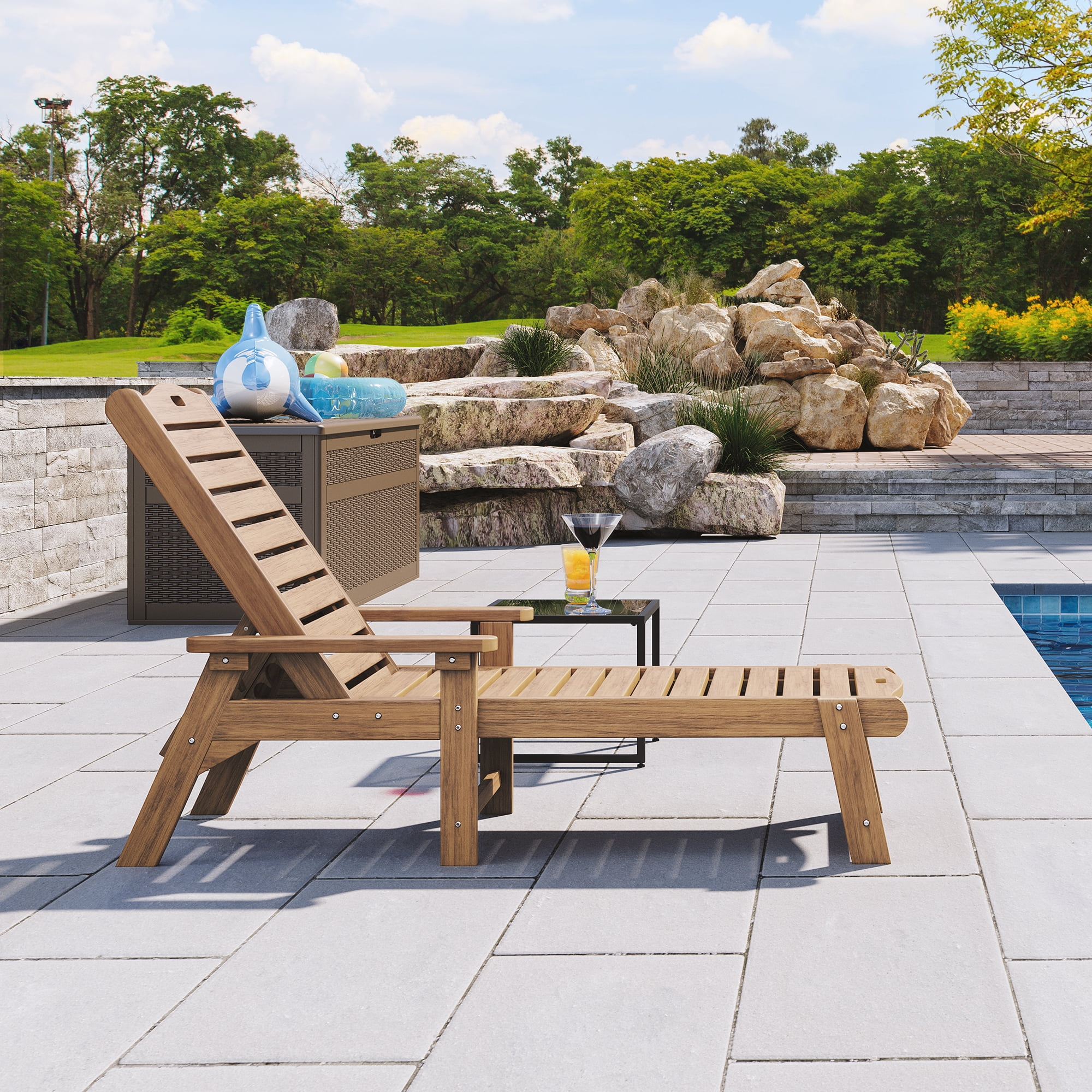 Heavy duty chaise lounge outdoor sale