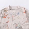 thumbnail image 5 of CAUYDY Clothes for Baby Boys Newborn Sleepers 3 6 9 12 18 24 Months Preemie Long Sleeve Bodysuit Fall Winter Infant Boy Cute Romper Toddler Pajamas Orange for Sizes 9-12 Months, 5 of 7