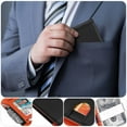 thumbnail image 7 of HAWEE Bifold Wallet RFID Blocking with Money Clip for Men Zippered Coin Pocket Genuine Leather, Black, 7 of 7