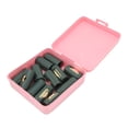 thumbnail image 2 of 12 pinzas para sábanas ajustables de ABS resistente y fuerte, para dormitorio familiar, color verde oscuro y dorado., 2 of 14