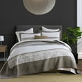 thumbnail image 2 of DUOHONG King Bedspread 100% Cotton Farmhouse Reversible Bedding Set, Brown/Gray/Beige, 120"W x 120"L, 2 of 6