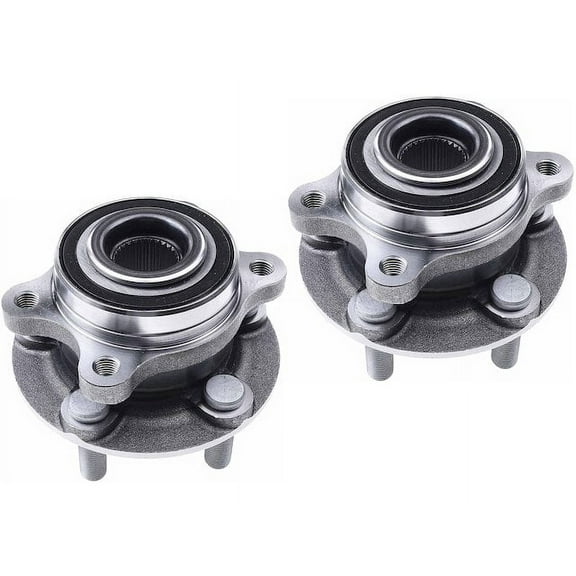 Front Wheel Bearing Hub Assembly Set of 2 - Compatible with 2017 - 2018 Lincoln MKZ