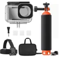 thumbnail image 1 of Étui Étanche pour DJI Action 5 Pro/Action 4/3, Coque de Protection pour Plongée, Poignée Flottante, Sangle de Tête, Étui de Rangement pour Accessoires de Plongée DJI Osmo Action, 1 of 7