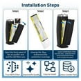 thumbnail image 2 of FLT4825 Replacement Filter for Germ Guardian Air Purifier, for AC4825 AC4850, 2 True HEPA + 8 Carbon Filters, 2 of 7