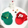 thumbnail image 3 of Linda ropa navideña para perros pequeños, sudaderas con capucha, ropa cálida de vellón para mascotas, traje de chaqueta para cachorros, gatos, chihuahua francés para invierno y otoño, 3 of 4