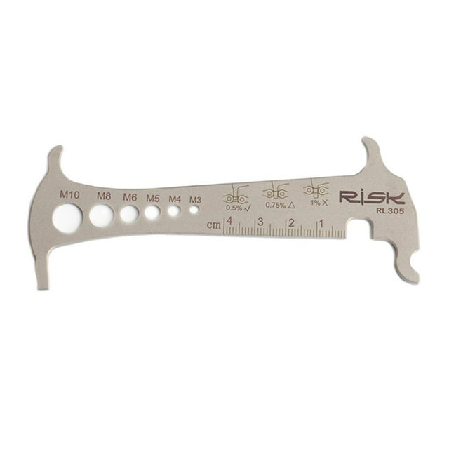 jinwen Bike Chain Wear Indicator Gauge Checker Stretched Tool Chain Hook