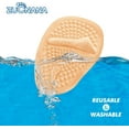 thumbnail image 5 of Shoe Inserts for Women (2Pairs Gel Insoles), Clear Heel Pads, Non-Slip Heel Cushions, Foot Pain Relief and Comfort, Universal Fit for Any (Dorado), 5 of 12